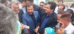 بازدید وزیر بهداشت .استاندار فارس .رئیس دانشگاه علوم پزشکی شیراز.معاونت توسعه و معاونت درمان از بیمارستان قائمیه